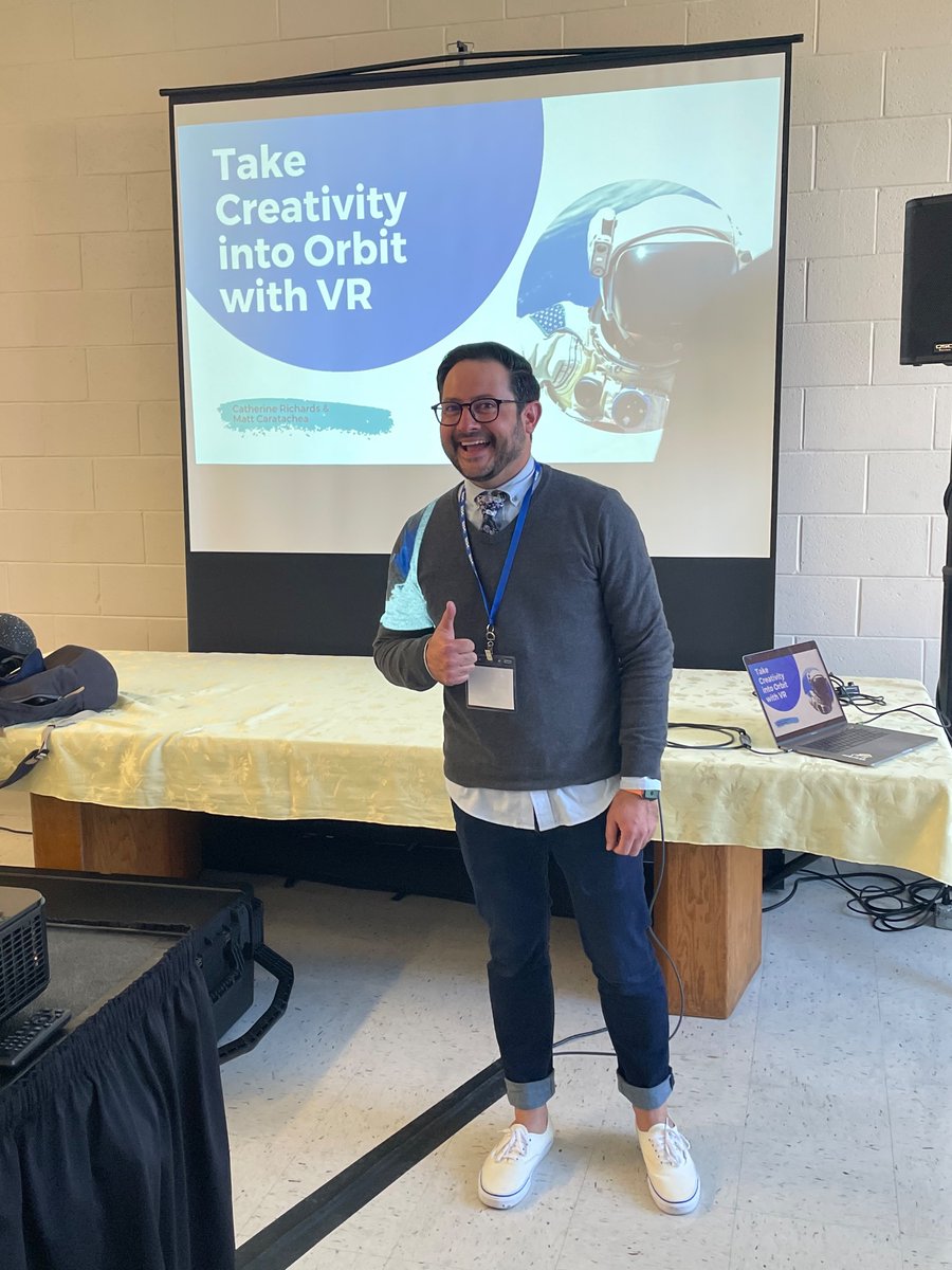 KPacer804's tweet image. Just now getting a moment to reflect on today’s conference! WOW! Thank you to all who presented and attended - you made it an unforgettable experience! Also…you’d be hard-pressed to find a better conference team than the @GRAETCorg folks! 💕 #EdTechRVA2023