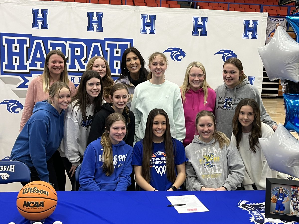 We want to congratulate <a href="/MaliaSkyJordan/">Malia</a> on signing her letter of intent to play at the next level with the SCU Lady Eagles!!  Go be great!!! <a href="/CoachArthur/">Mark Arthur</a> #Fam1ly | #All1n | #MakeEmBelieve | #OKPreps