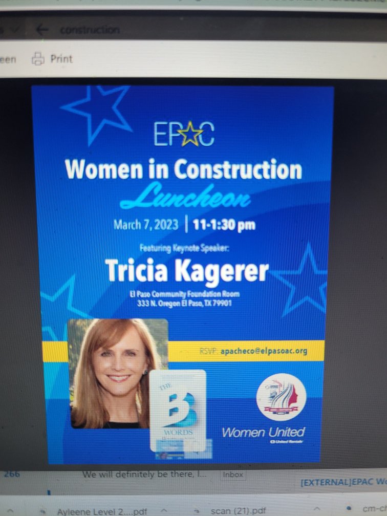 Young Women's STEAM Prep NewTech Academy (@ywsteamprepnt) on Twitter photo Thank you #ElPasoAssociationOfContractors for inviting us to the Inaugural Women in Construction Luncheon! #TriciaKagerer was fantastic! Women empowering women is a beautiful thing!
@DianaSayavedra
<a href="/ELPASO_ISD/">El Paso ISD</a>
#WomenInSTEAM Thank you #ElPasoAssociationOfContractors for inviting us to the Inaugural Women in Construction Luncheon! #TriciaKagerer was fantastic! Women empowering women is a beautiful thing!
@DianaSayavedra
<a href="/ELPASO_ISD/">El Paso ISD</a>
#WomenInSTEAM