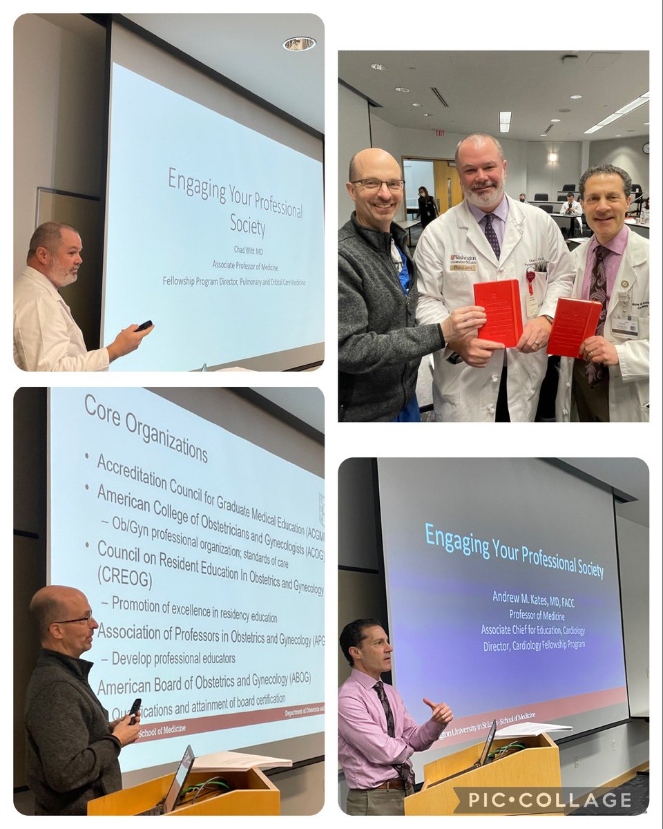 abbyWUim's tweet photo. 🥼🩺🎉All-Star speaker line up today for @WashUAcadEd #PDBootcamp graduation day! Many thx to @WashUIMRes #MedEd Manager Bethany, @WashU_OBGYN @DickisonShelby & @EricStrandWU, @akates1 from @WUCardioFellows @WUSTLPCCM PD #ChadWitt & superstars @MorganSLevy @drjessigold! https://t.co/CqrtPAza5u