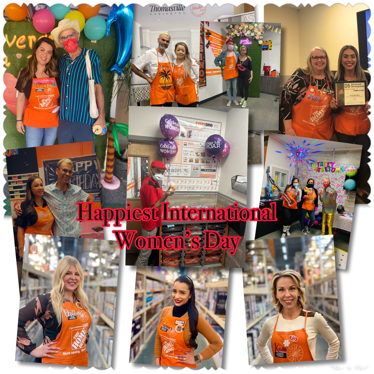 🚨 Over the years at HD6673,I seen a plethora of WOMEN,who put their tears &amp; sweat into these aisles,&amp; did it fabulously &amp; saw nothing but success flourish in front of their eyes! 

I’m rooting for them to reach new levels! Not even a hurricane can stop these WOMEN! 
#WomansDay