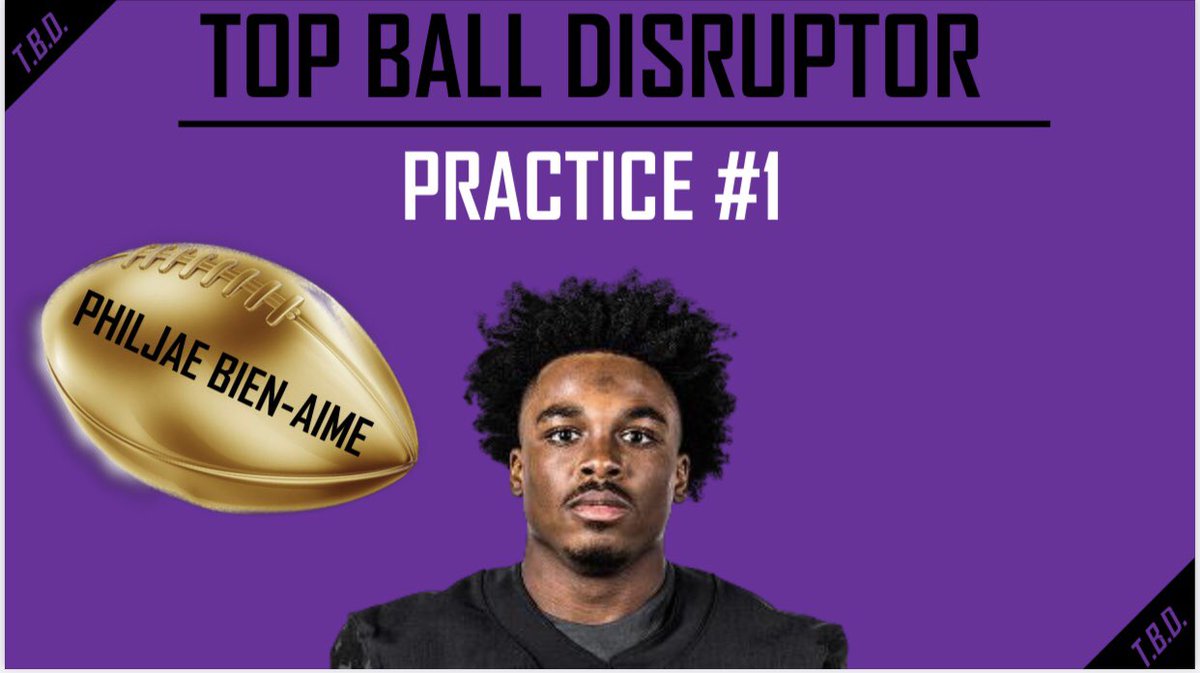 Deep Ball Defense 😈

Love seeing DB/WR compete for the ball in the air ‼️

Sharpening one another‼️

#PurpleSwarm #RaiseTheRoar