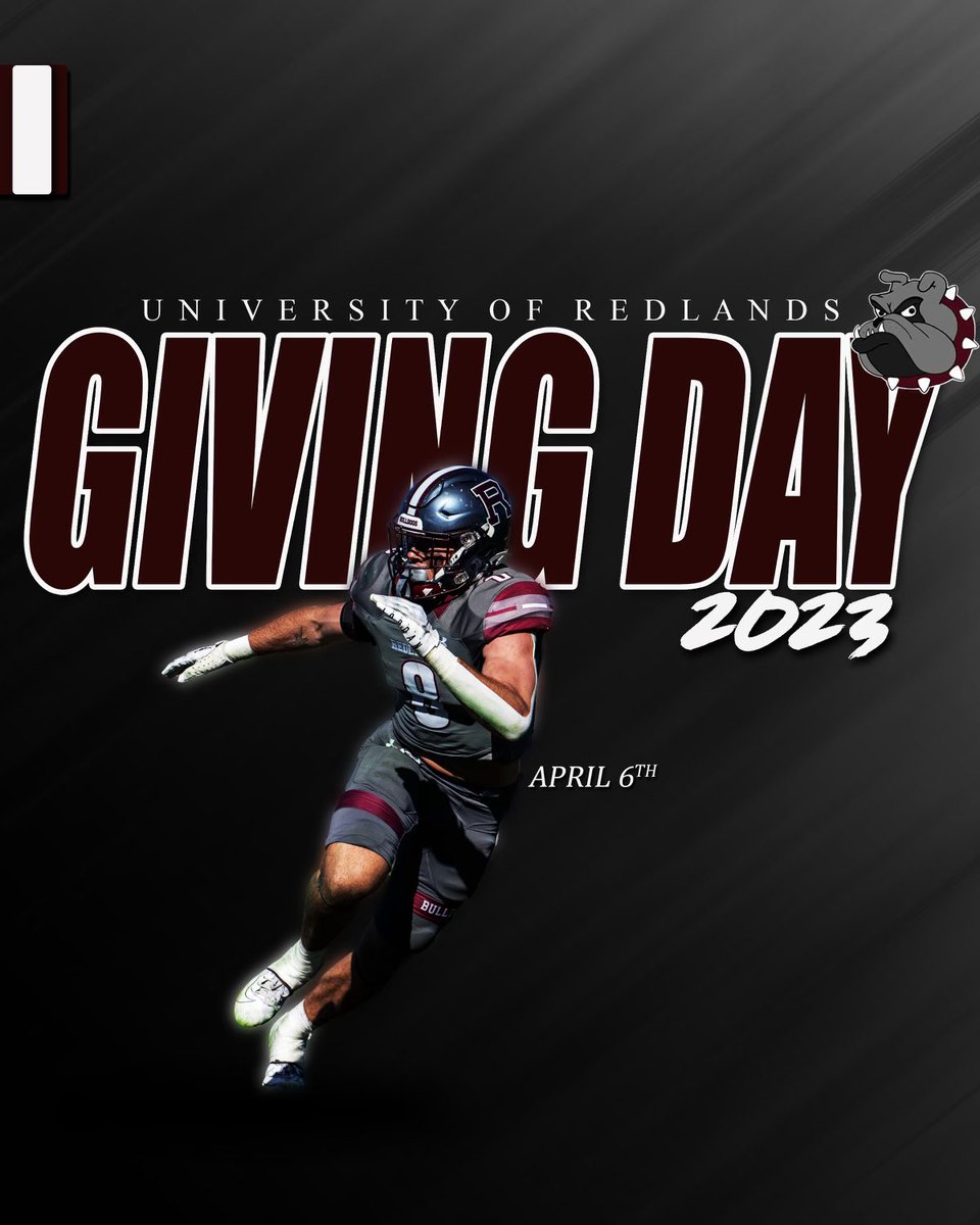 UofR_Football's tweet photo. Counting down the days to Giving Day!!

Mark your calendars - April 6, 2023

A great opportunity to support Bulldog Football!! https://t.co/C6ZmS8mJ1u