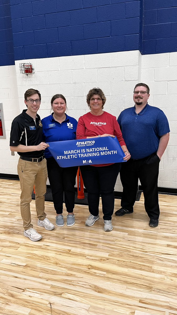 Celebrating #NATM2023 <a href="/Athletico/">Athletico PT</a> #athletictrainers <a href="/OnstedAth/">Onsted Athletics</a> <a href="/maples_adrian/">Adrian Maples Athletics</a> <a href="/MadisonTrojan/">Madison Trojan Athletics</a> #bestinthebiz <a href="/AcoATTeam/">Payten Gerjerts & Mike Overturf</a>
