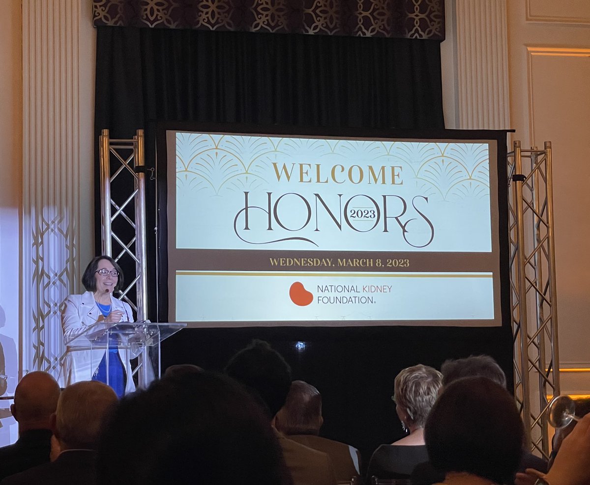 CHOPNephrology's tweet photo. We were so privileged at @CHOPNephrology to celebrate our very own Dr. Susan Furth, @nkf Excellence in Care Honoree, at the #NKF 39th Annual Honors Awards Reception tonight. Congratulations Dr. Furth! #womeninmedicine #patientcenteredcare #ckid 🫘🎉🏆 @ChildrensPhila https://t.co/X0RXe1Ih2b
