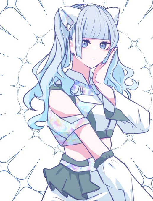 描きたいものを描こうと決めた結果、好きなアイドルを描いていました(ドルオタの顔つき) 