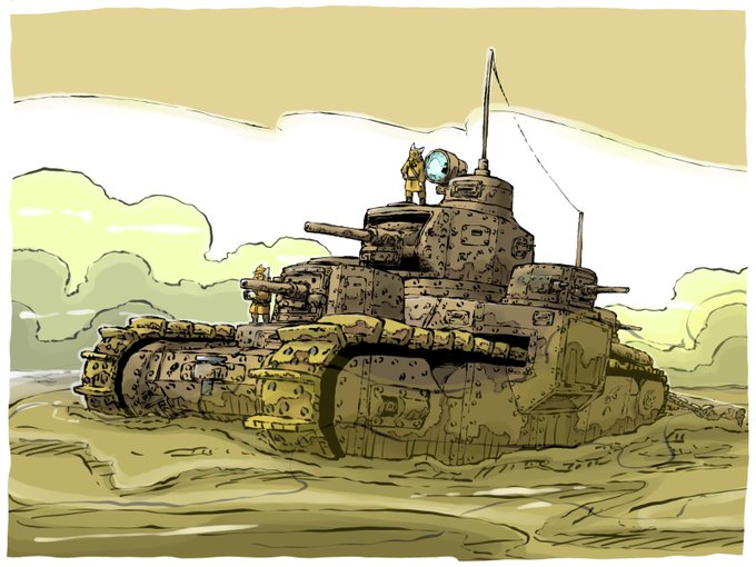 「helmet tank」 illustration images(Oldest)