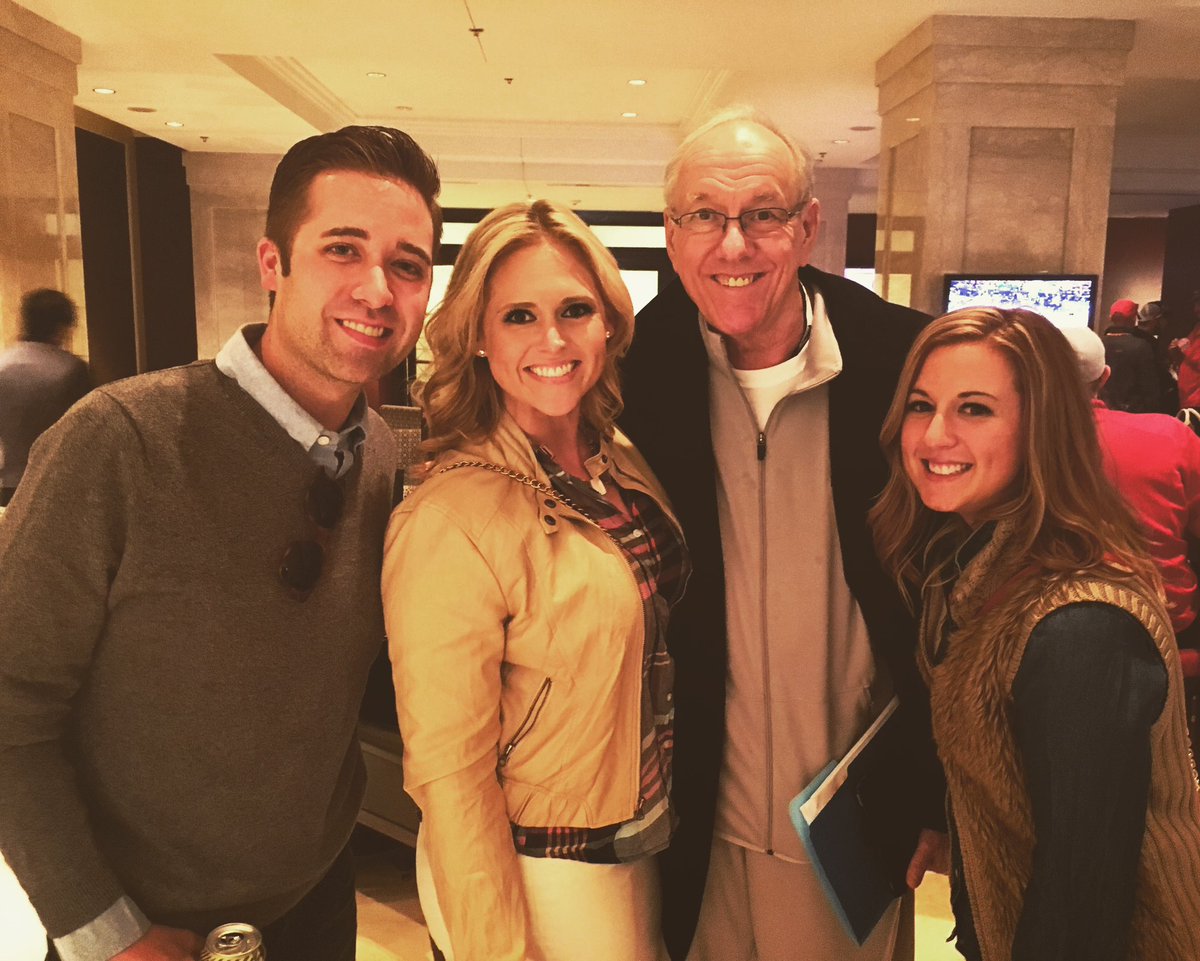 Here’s to Jim and his legacy at my alma mater Syracuse. 🍊🍊🍊

Thanks for obliging that one time during playoffs when some long time fans hunted you down in the lobby of the JW Marriott in Chicago and you actually smiled in a picture. <a href="/Cuse_MBB/">Syracuse Men’s Basketball</a> <a href="/Cuse/">Syracuse Athletics</a>