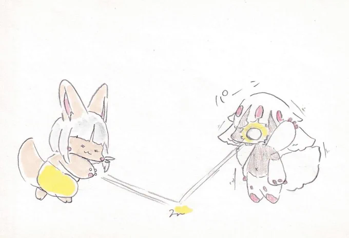 キャッチボール。#イラスト #メイドインアビス 