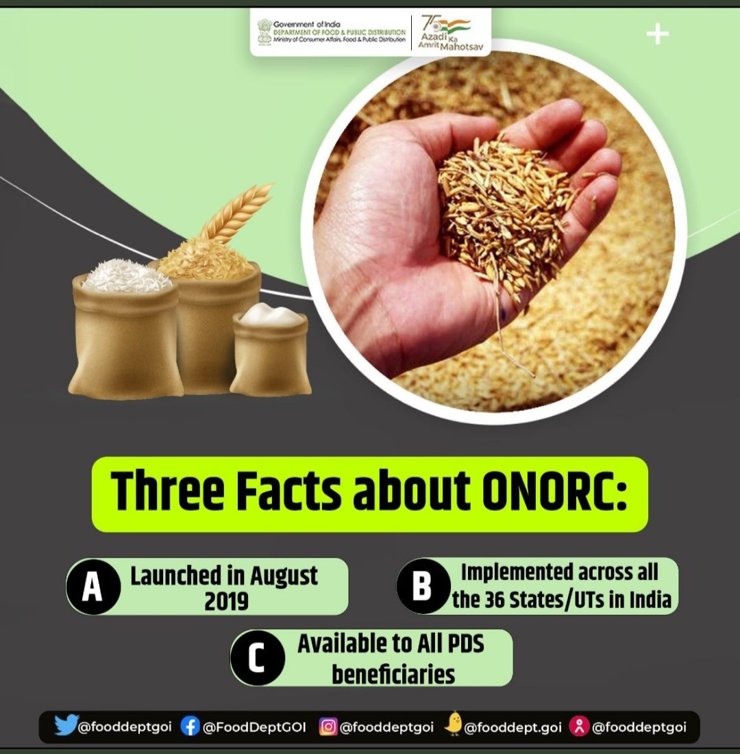 Three facts about ONORC