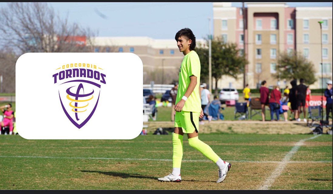 jgarf9's tweet photo. I am blessed to announce i have verbally committed to continue my academic and athletic career at Concordia University. I would like to thank my family , friends and coaches who have led me all this way and am excited for what’s to come ! 💛🌪️@WHSMenSoccer @CTXmenssoccer https://t.co/HNZdUcoKzq