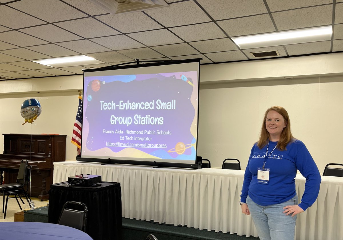 aburton__'s tweet image. Thanks for sharing so many awesome and flexible ideas for stations @techteacherfran! #EdTechRVA2023 @GRAETCorg