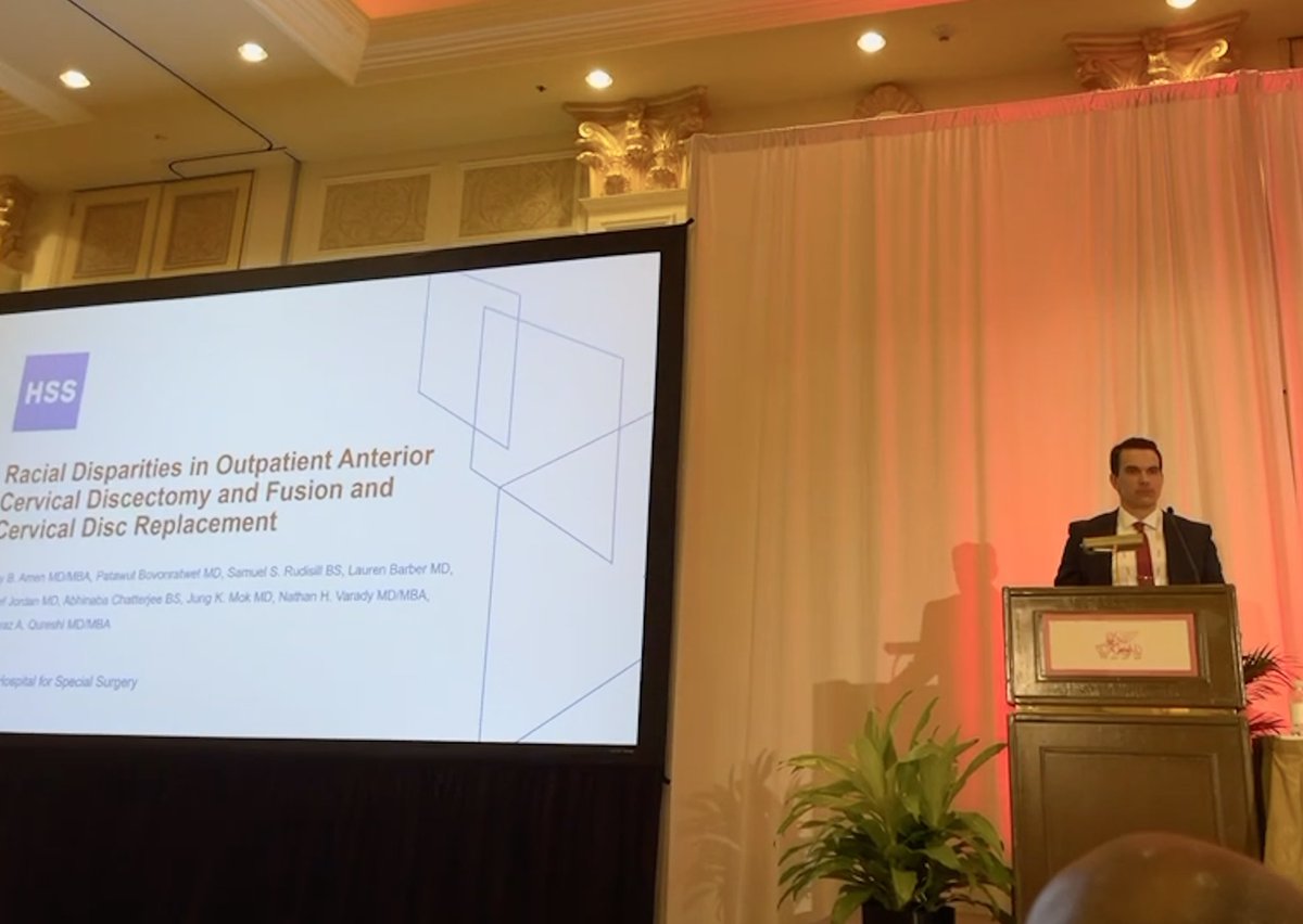 Thank you to <a href="/HSSProfEd/">HSS Education Institute</a> Dr. Sheeraz Qureshi and the rest of our awesome team for the opportunity to present at my first <a href="/AAOS1/">AAOS</a> meeting! #AAOS2023
