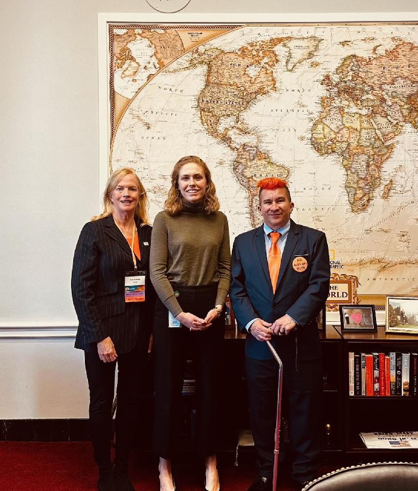 #MSActivist shared personal stories with legislators today to help them understand why research funding and airline accessibility is so important. We want to live full happy lives and congressional support can help us do that.

#MSPPC23