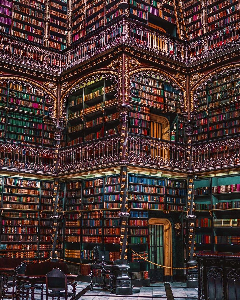 Sala Real de Leitura Portuguesa, Rio de Janeiro, Brasil.