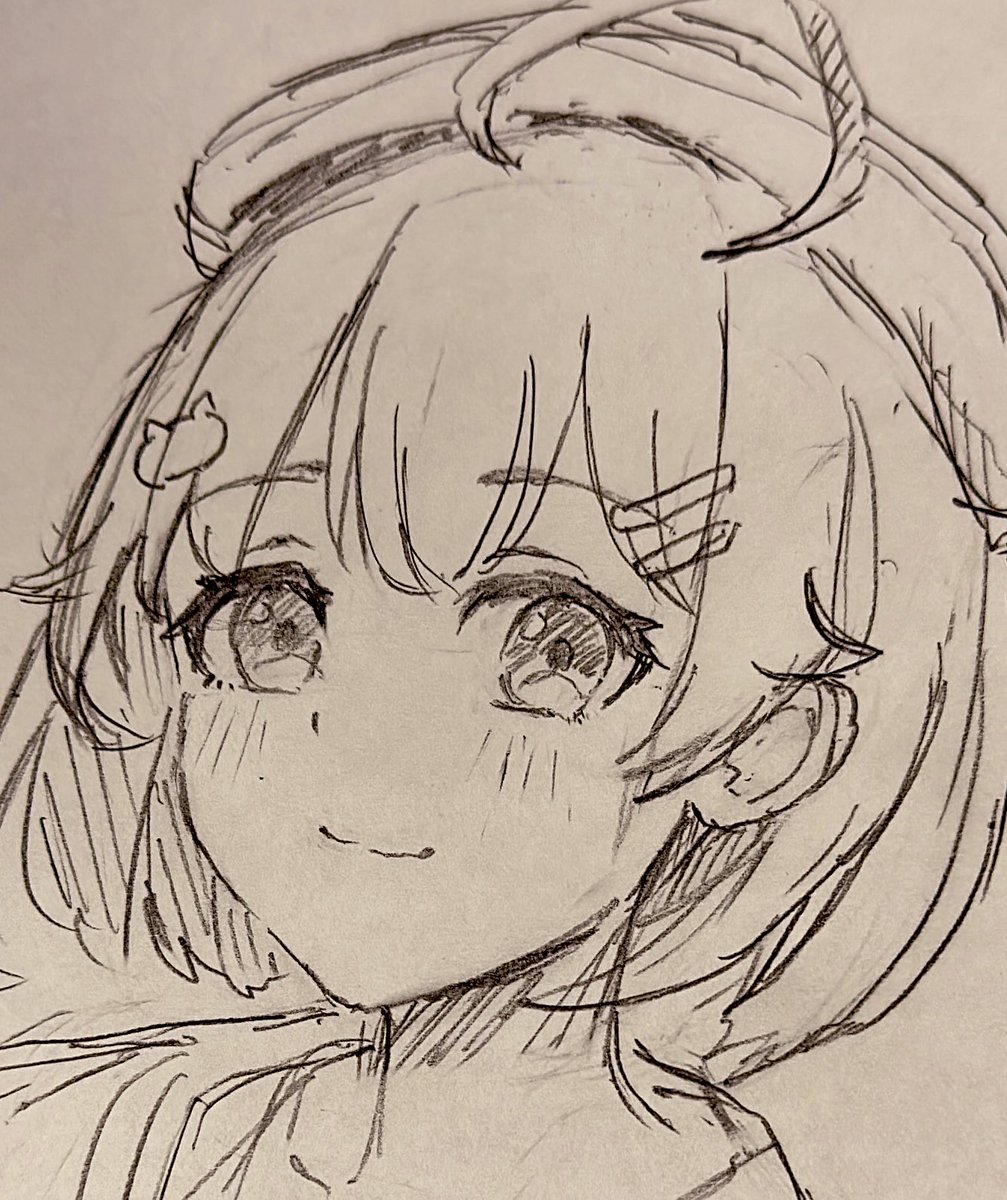 超久々のアナログらくがきでみこち 