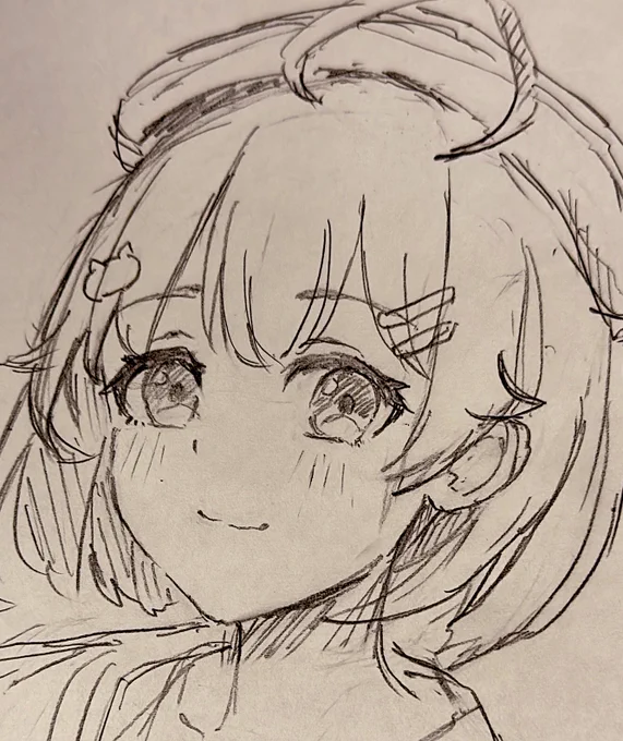 超久々のアナログらくがきでみこち 