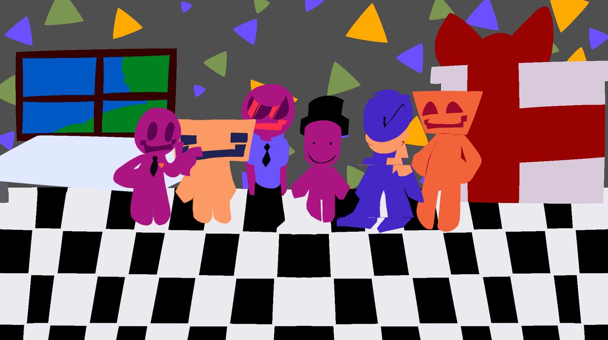 AsidesOurple's tweet photo. faf bg 
by:@SmabProduction 
colabwith:@FAFDSIDE and @chsourple characters:@OurpleP8 ,@VofuGuy  ,@ThePntmGtchGmer ,@reed_thingie 
#FNF #asides #fridaynightfunkinmod #ourpleguy https://t.co/FdWjSVPTsy