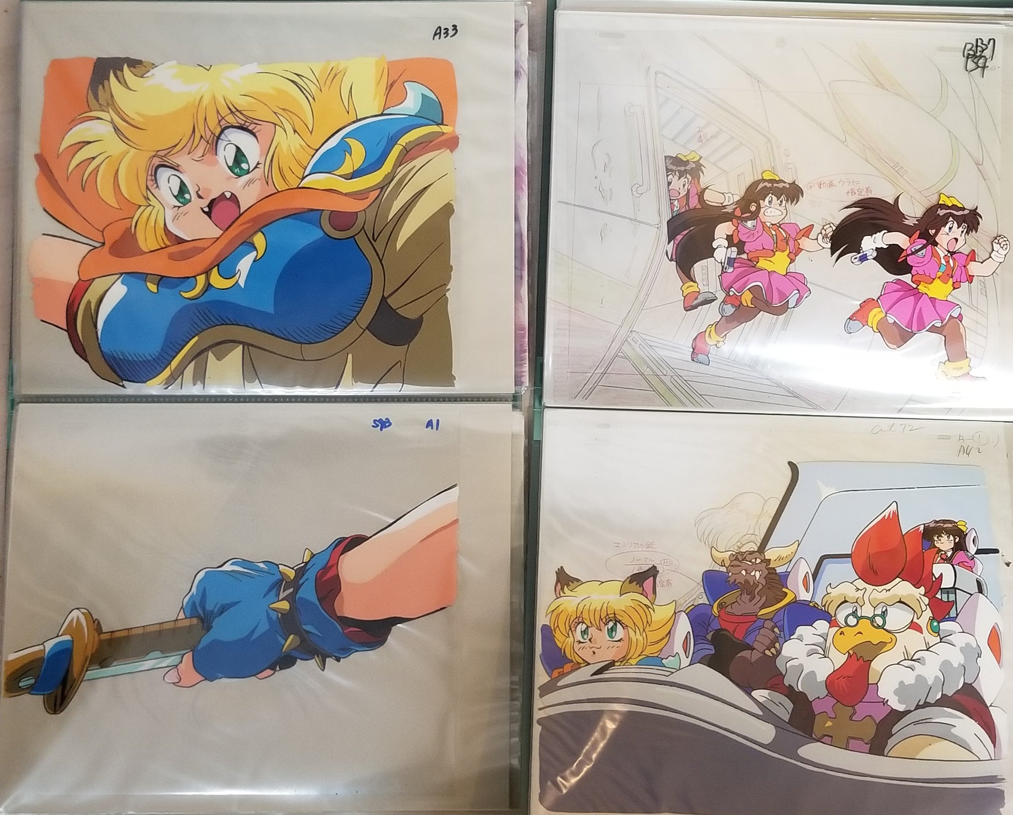 「クライムクラッカーズ」EDセル画 クライムクラッカーズ」EDセル画 CRIMECRACKERS