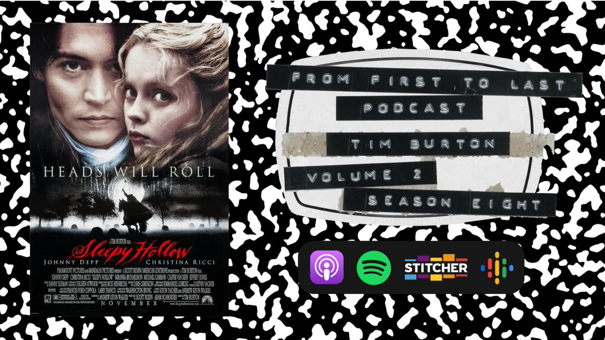 This week things are getting dark when we talk Tim Burton's horror film, Sleepy Hollow. The tale of the headless horseman has been an inspiration for Burton and his career and we talk about it all here link.chtbl.com/FFTLsleepyholl…

#FFTLpodcast #SleepyHollow #TimBurton