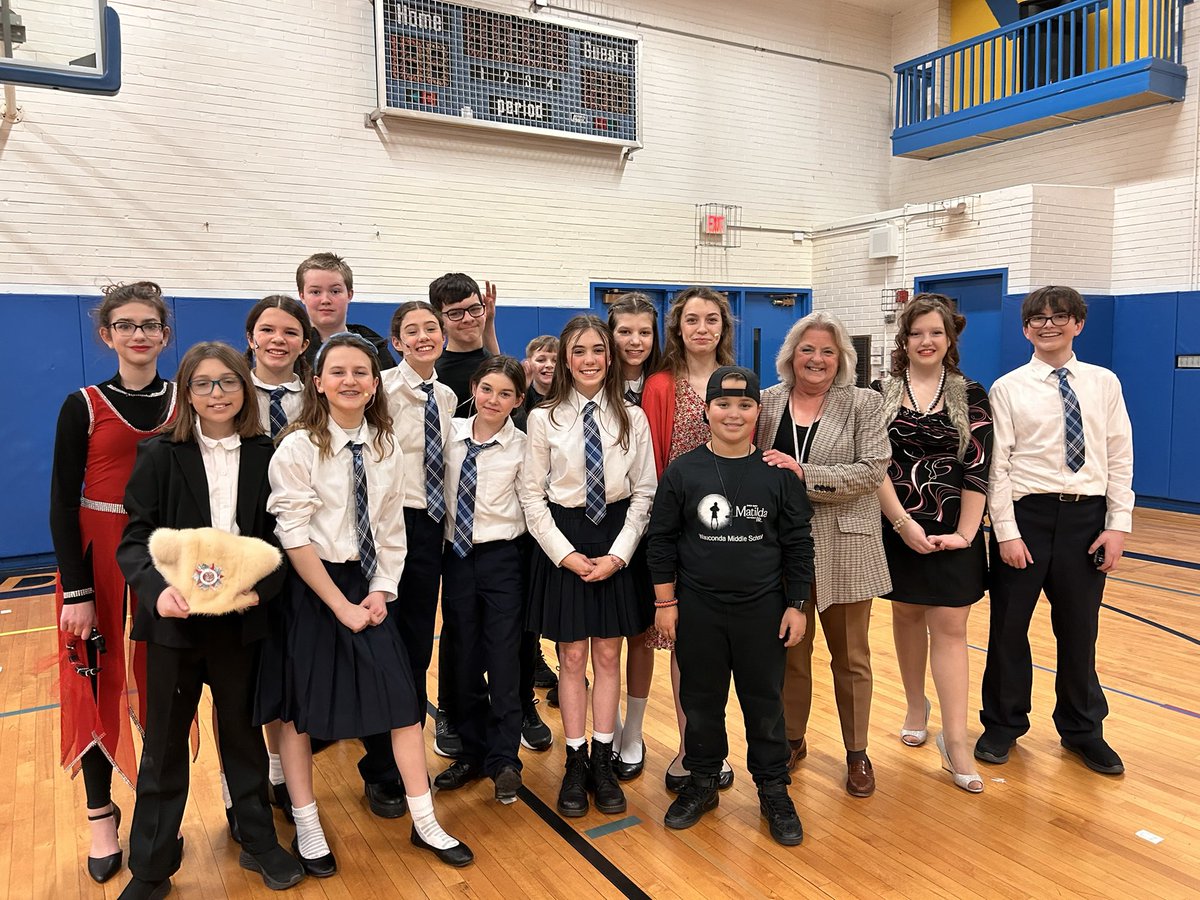 Had the opportunity to see the WMS production of Matilda Jr.  today.  It was beyond spectacular!  Check out some of our former students who all played an essential role in its success !  I am so proud of each and every one of them! 😀❤️ <a href="/WaucondaGS118/">Wauconda G.S.</a> #d118life <a href="/WaucondaMS118/">Wauconda M.S.</a>