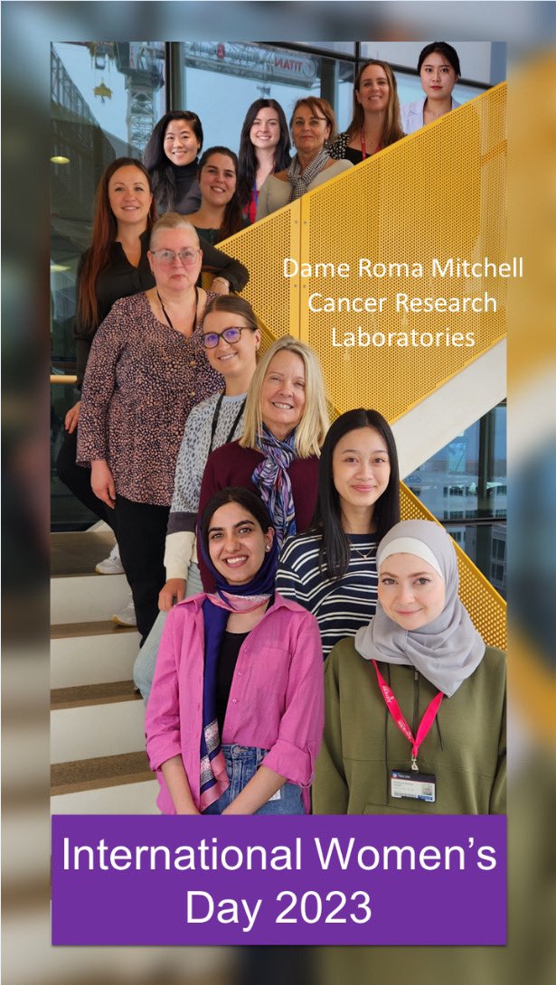 Happy International Women’s Day to all the fierce women out there, especially those in my lab who inspire me daily #IWD2023 #InternationalWomensDay2023 <a href="/drmcrl/">DRMCRL</a> <a href="/UniofAdelaide/">Uni of Adelaide</a>