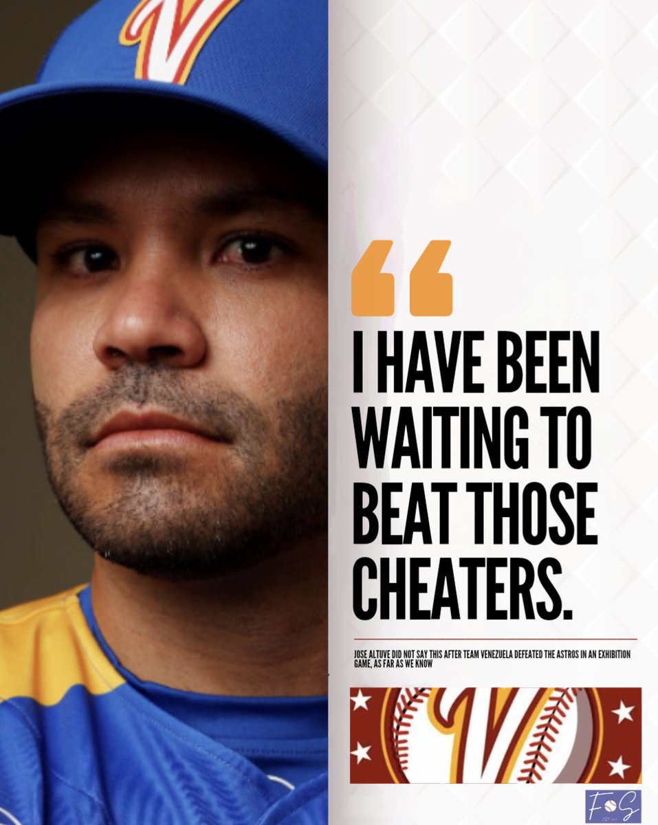 Jose Altuve really said this after Venezuela's win over Houston 😳