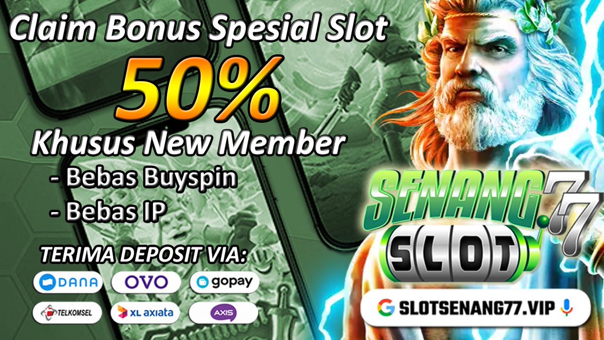 nitavaren's tweet photo. AYO GABUNG BERSAMA KAMI DI SITUS SLOTSENANG77 DAN NIKMATI EVENT PROMONYA

- PROMO BONUS NEW MEMBER 50%
MINIMAL DEPOSIT : Rp. 5.000

More info : https://t.co/UDfXIkUMKm

BURUAN!! DAFTAR SEKARANG, KESEMPATAN TERBATAS BOSKUH!!

#instagramdown #beacukai #fadil #Nyuci #promo #bonus100 https://t.co/xdWoDsMU0Q