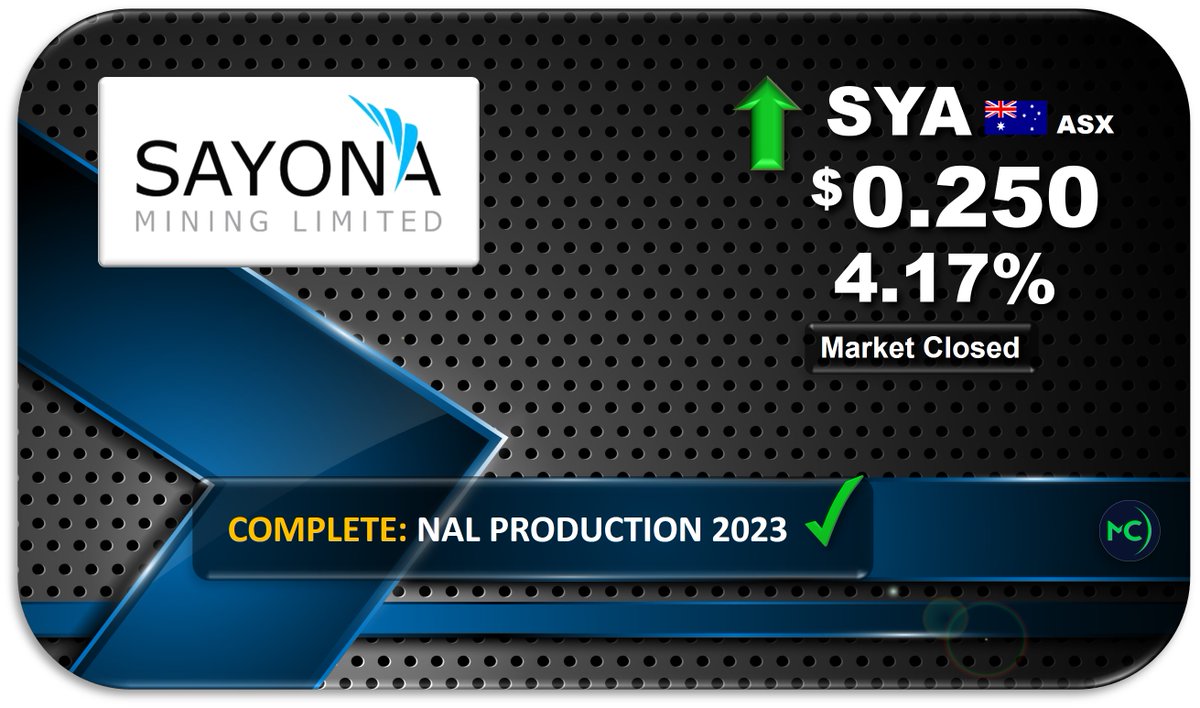 CreativeMurdock's tweet photo. $SYA π¦πΊ #ASX 0.250 β¬οΈ 4.17%
@SayonaMining | πΊπΈ $SYAXF
π―NAL Production πͺ¨= βοΈ= π=π’=π°π°π°
#Abitibi #Tansim #Authier #Moblan #Lithium #EV
#Gold #WA #Quebec #Sayona πππ―πΊπΈπ¨π¦π¦πΊ https://t.co/UKvcsp3UDs