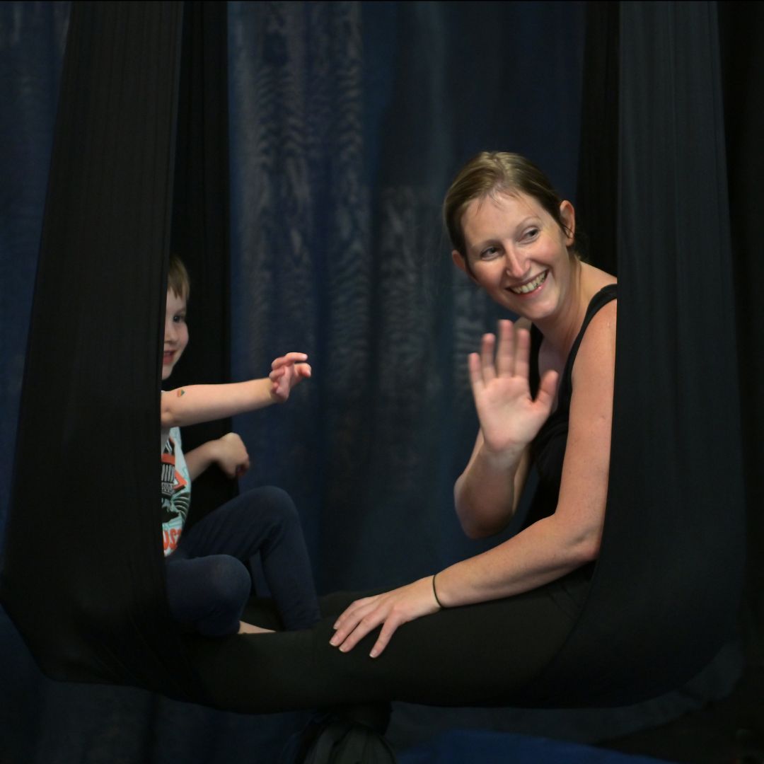 Who else is ready for our #ParentandBaby classes to be back on the schedule? 👏
We can't wait to welcome you and your little ones back into the studio for some sensory fun in the silks! Keep an eye on our socials - we'll announce the exact date VERY soon!

📸: @richardjbattye