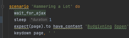 mpak999's tweet image. no, really, how can we get rid of these pauses and wait_for_ajax stuff in Capybara tests with js and speed things up?
#ruby #capybara #rspec #js #tests