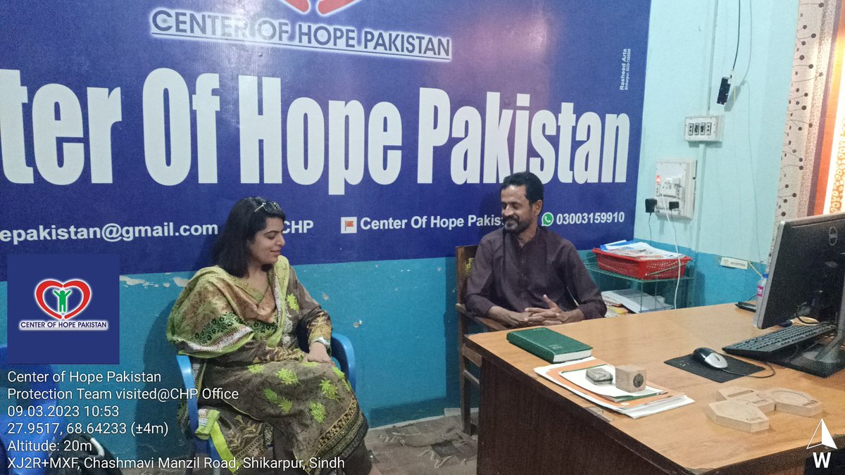 sultanrind24's tweet photo. IOM Shelter&Protection Team, Madam Safya Bano & Saira visited at Center Of Hope Pakistan Office
#CenterOfHopePakistan
#IOMProtection
#IOMShelter https://t.co/OmF9p3HUpM