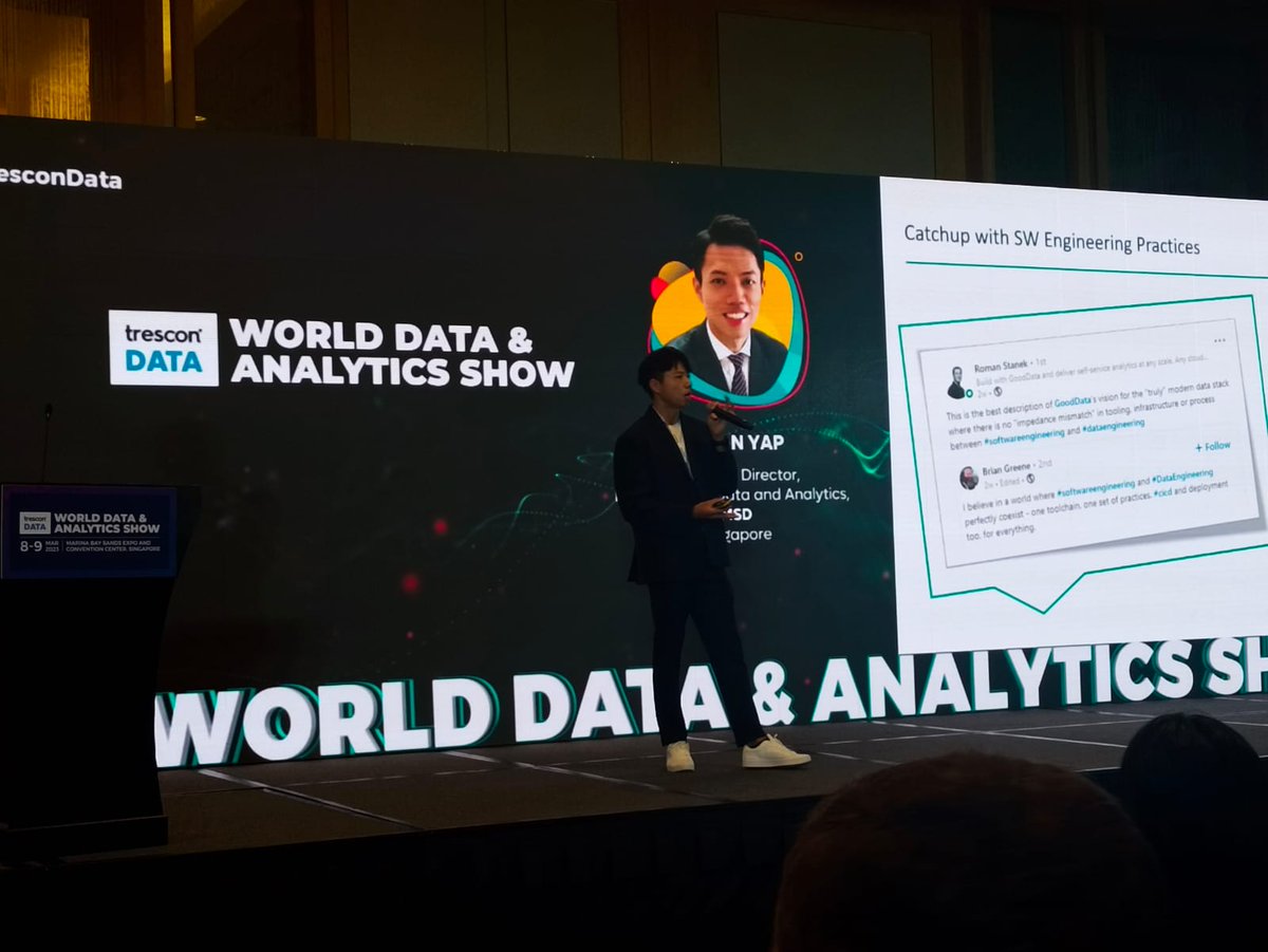 Here is a Keynote on ‘The Rise of Data Lakehouse: Are Data Warehouses Dead?' by Dylan Yap, Associate Director, Foundational Data and Analytics, MSD.

Be sure to use #WDASSingapore or #TresconData and we will feature you on our social media.

#dataanalytics #dataleaders Singapore