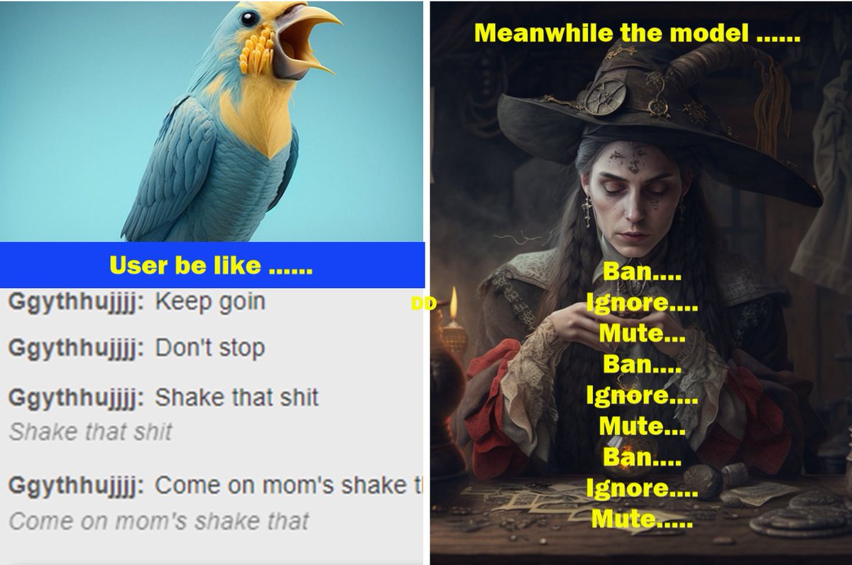 reality_bd's tweet photo. Ban , mute , silence, ignore  🤣🤣🤣🤣Whats your favourite  ?🤣🤣🤣🤣#cammodelslife #cammodels #fypシviral #fypシ #makeitviral #fun #ban #muted #ignorenegativity  #funamuseart #TwitterBlue https://t.co/7SijpSONKF