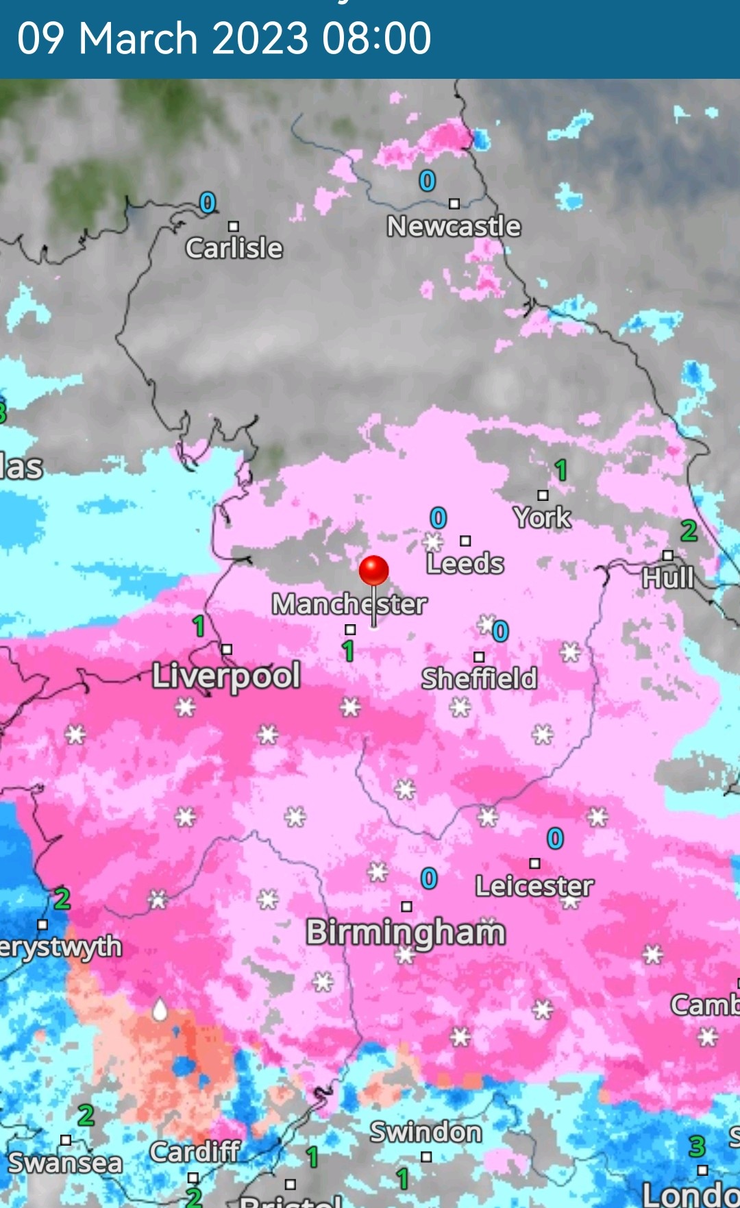 Oldham Weather on Twitter "Latest radar I'm still in the flurries