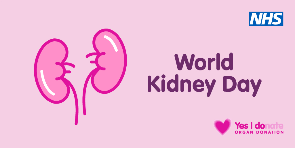 Today is #WorldKidneyDay, make some time to talk about organ donation with your loved ones and register your decision online. Registering only takes 2 minutes but could save a life of someone in need of a kidney transplant ➡️ bit.ly/3uqpZoi