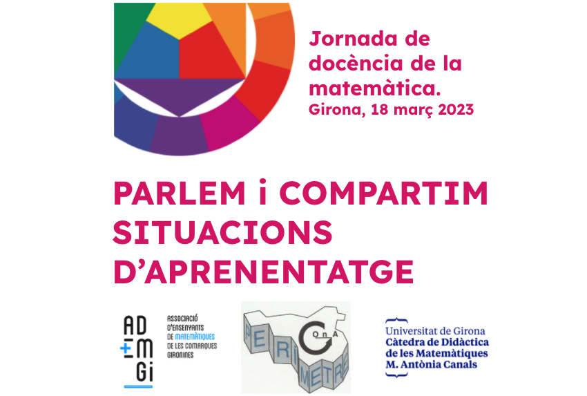 SEBaixEmporda's tweet photo. 📢 El proper dissabte 18 de març, 23a Jornada de docència de la matemàtica a la facultat de Ciències de la UdG. Cal inscripció prèvia @ademgi @SEiXarxes  https://t.co/jILsyOs6V1 https://t.co/GTU7gSgH1K