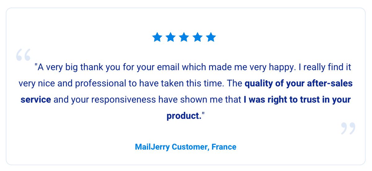 What a nice #review our #customer #support received 🥰 Merci beaucoup to our customer from #france 🇫🇷

#SaaS #emails #tool #tools #developers #developer #wordpress #coding #codinglife #webdev