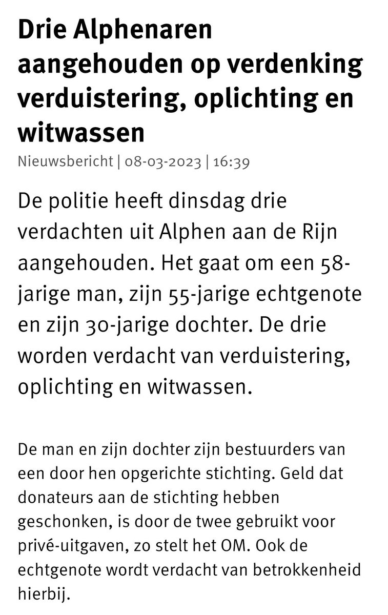 Dagggg stelletje charlatans..