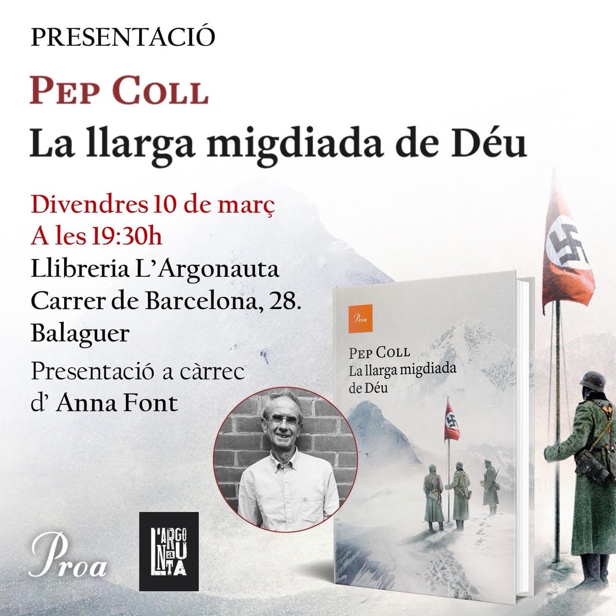 annafontre's tweet image. Recordeu que això és demà!👇🏻#LallargamigdiadadeDéu #PepColl ⁦@Ed_proa⁩