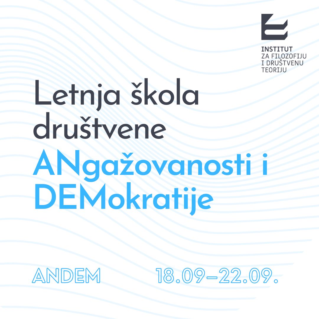 Institut za filozofiju i društvenu teoriju tweet media