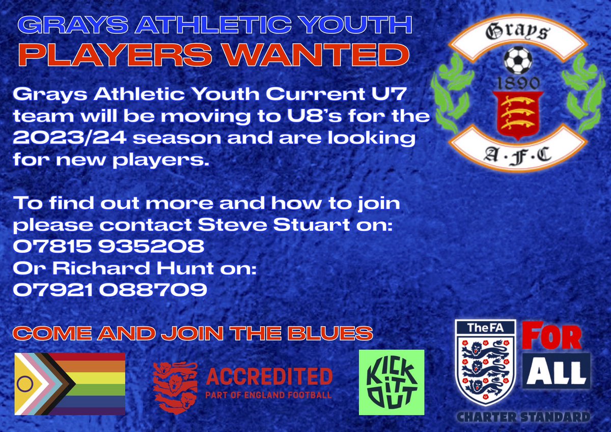 Grays Athletic Community Academy (@graysathyouth) on Twitter photo 