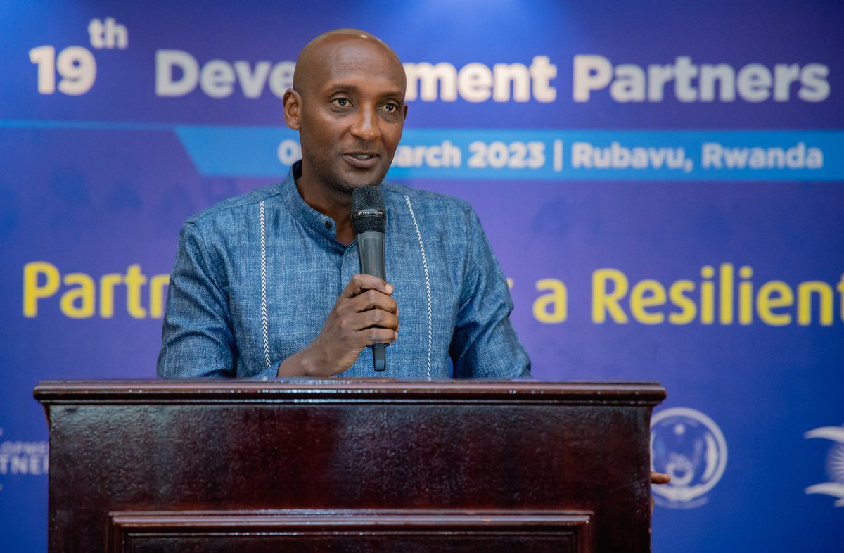 Let's work together towards sustainable growth in #Rwanda! Hon Min @richard_tusabe's speech at the #DPR2023Rw inspired us to prioritize human capital, defeat malnutrition, & invest in agriculture. With determination & #partnership, we can achieve transformational outcomes for all