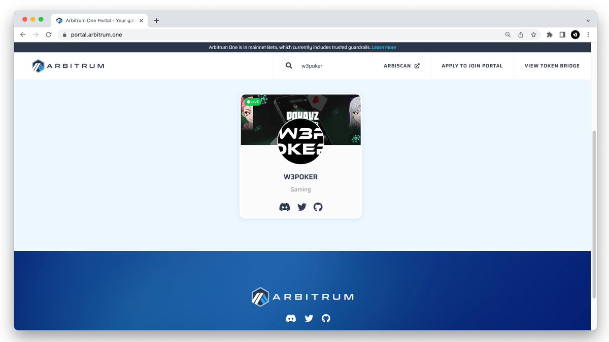 GM poker lovers,  #W3POKER is coming on #Arbitrum One ♠️♦️♣️♥️

ICYMI, we're already live on Google Play and App Store (Yes, Apple green-lighted us)

➡ Keywords: W3POKER

find us <a href="/arbitrum/">Arbitrum</a> 💙🧡