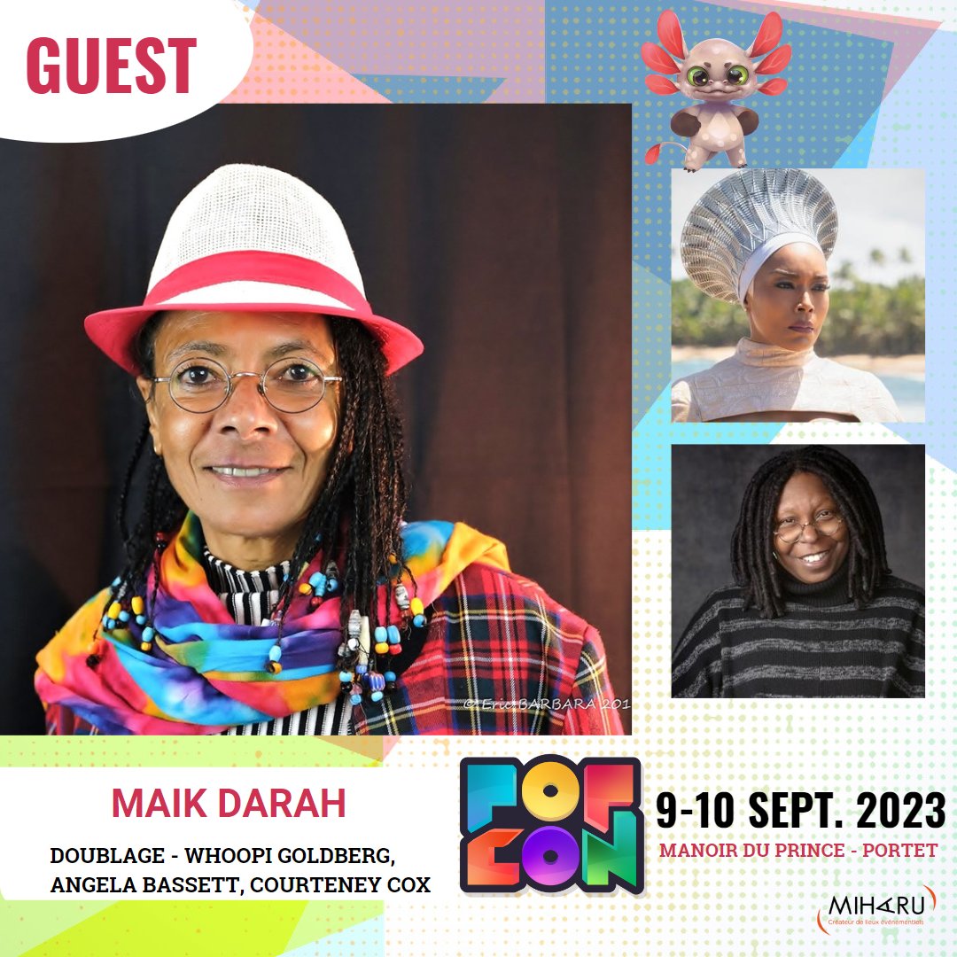 [ANNONCE GUEST]
Voix légendaire s'il en est, MAÏK DARAJ nous fait l'honneur de se joindre à nous pour #popcon2023 , les 9 &amp; 10 SEPTEMBRE 2023 😱
Dédicaces, photocalls, la totale quoi 😎

Plus d'infos sur nos réseaux et popcon.show