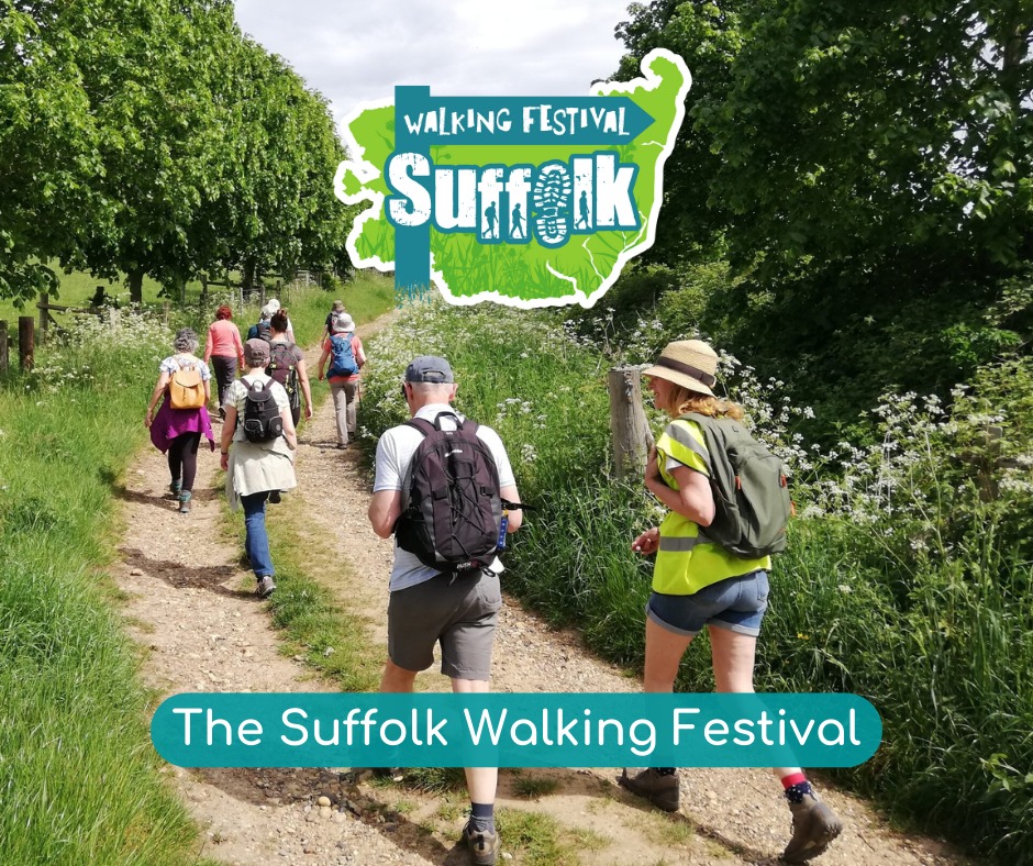 Get your walking shoes on and join one of the country's largest and longest running walking festivals.
This year the #SuffolkWalkingFestival features over 70 walks for you to choose from over 2 weeks between the 13th and 28th May. Find out more here: bit.ly/3J1xNo0