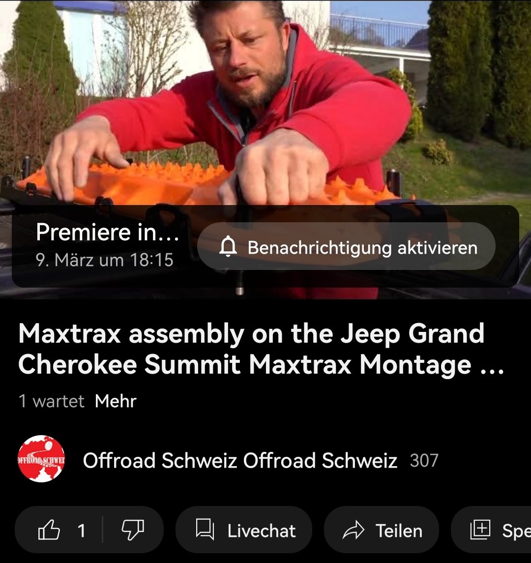 OffroadSchweiz's tweet photo. Heute ab 18.15 Uhr online
Online today from 6.15 p.m
@THEJeepMafia @JeepWjs
@jeep @Maxtrax__ @JEEPGrandChero9
#Jeep
#grandcherokee 
https://t.co/UxEYQRgjZD https://t.co/iqWVHgcaOS