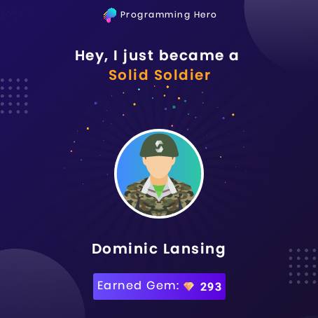 Niclans's tweet image. Had good fun learning the basics of solidity programming with Programming Hero apps.
#ProgrammingHero #Programming #Coding #Solidity