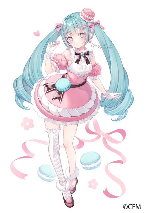 マカロンミク #初音ミク  