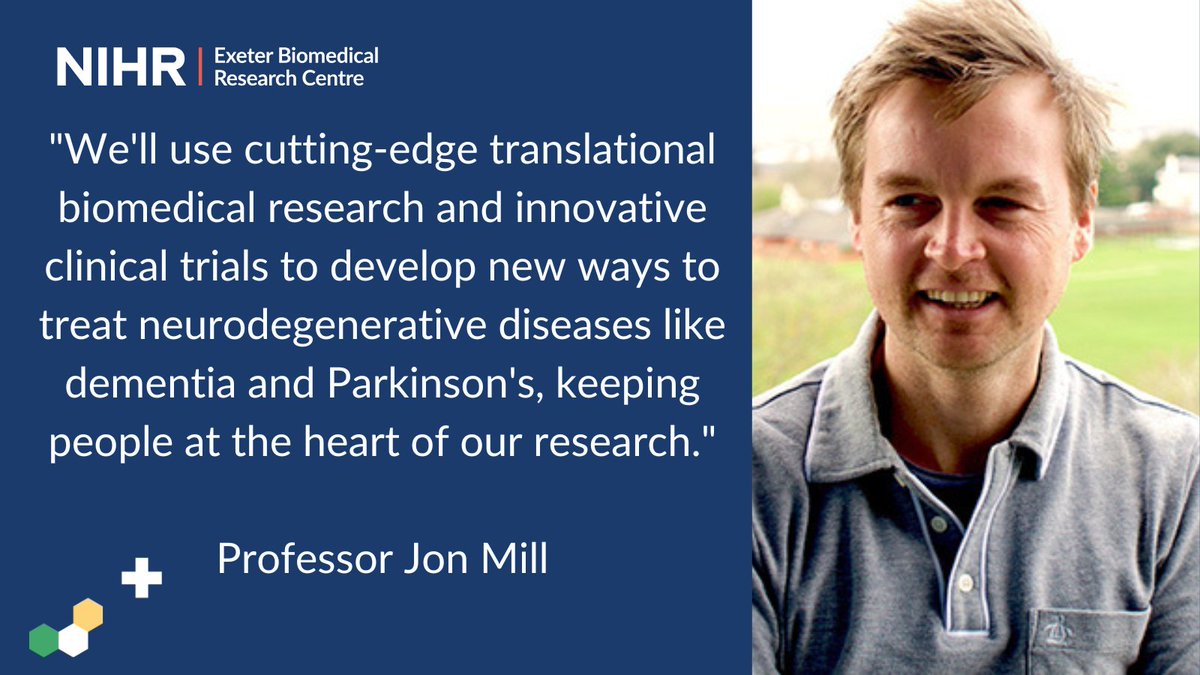 🔬Our Neurodegeneration #research theme focuses on testing new and better drugs for #dementia and other neurodegenerative diseases &amp; developing new tests to improve early diagnosis.
🌐Learn about our work: bit.ly/3SZWfLc
<a href="/alzheimerssoc/">Alzheimer's Society</a> <a href="/Clive_Ballard/">Prof Clive Ballard</a> <a href="/PsyEpigenetics/">Jonathan Mill</a>